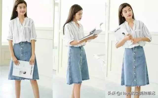 牛仔半身裙上衣搭配全攻略 这样穿让你美出新高度