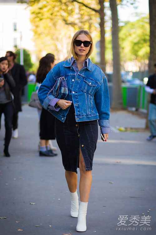 牛仔裙外套搭配全攻略 穿出你的独特风格
