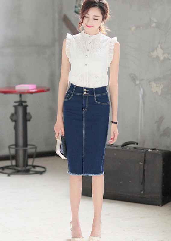 牛仔裙穿搭攻略 选对鞋子美翻一整季 第2张 牛仔裙穿搭攻略 选对鞋子美翻一整季 第2张