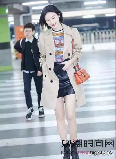 皮裙外套搭配秘籍 穿出个性风采不撞衫  第2张