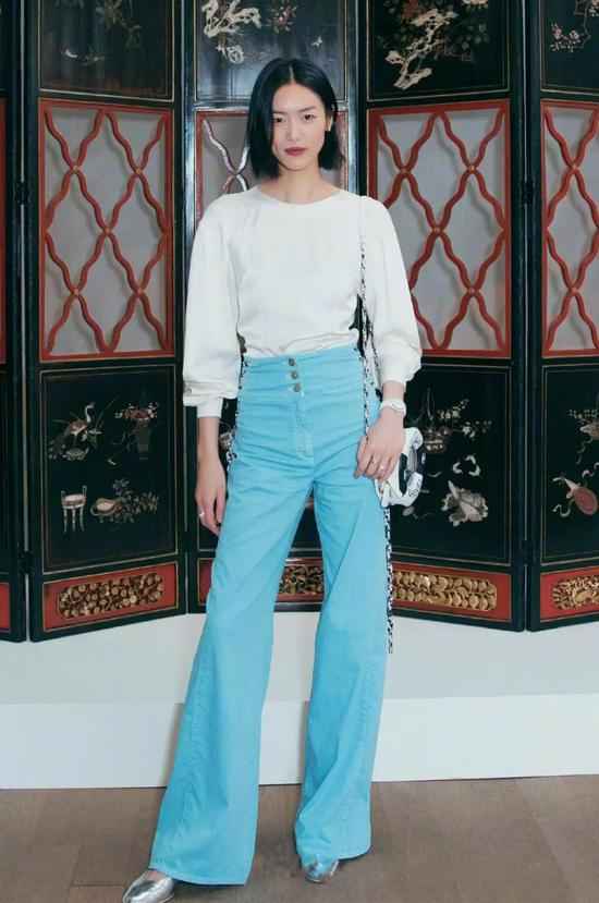 短款上衣配裤子秘诀 穿出你的黄金比例